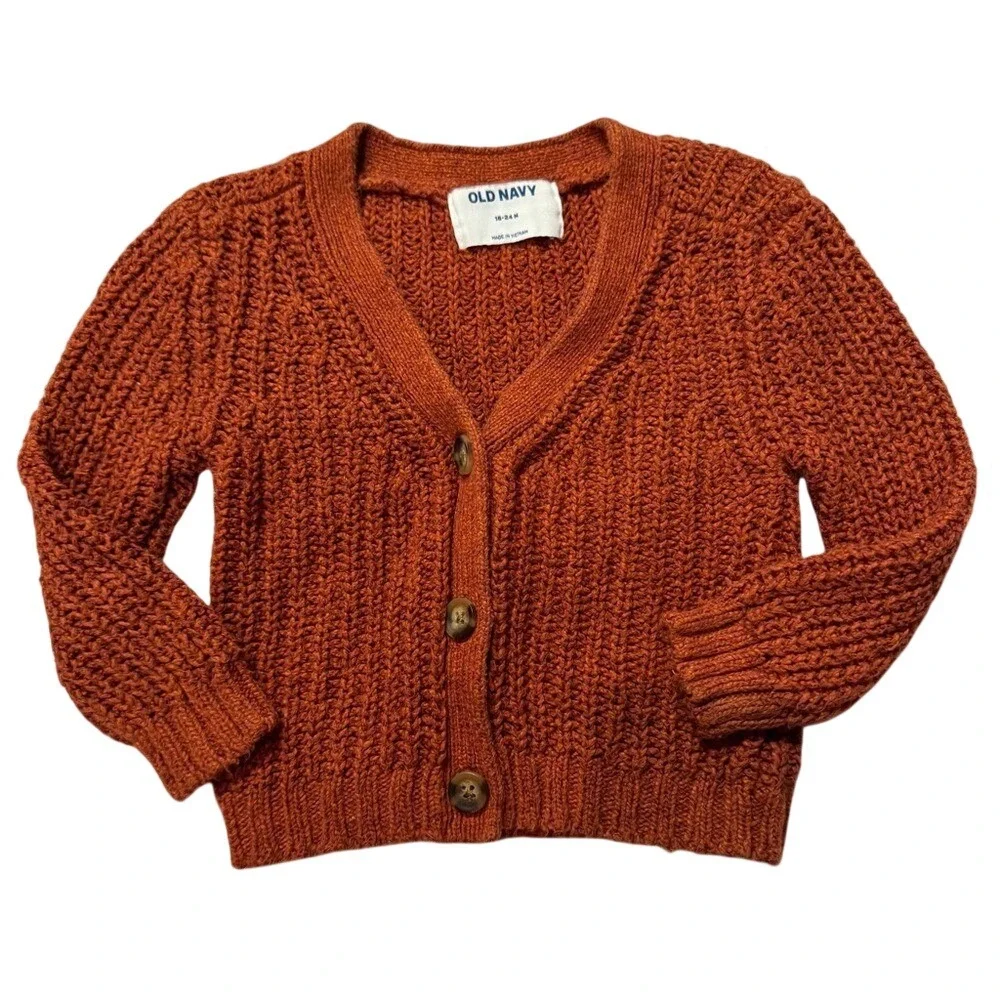 Old Navy kids ‎ Rust Cardigan